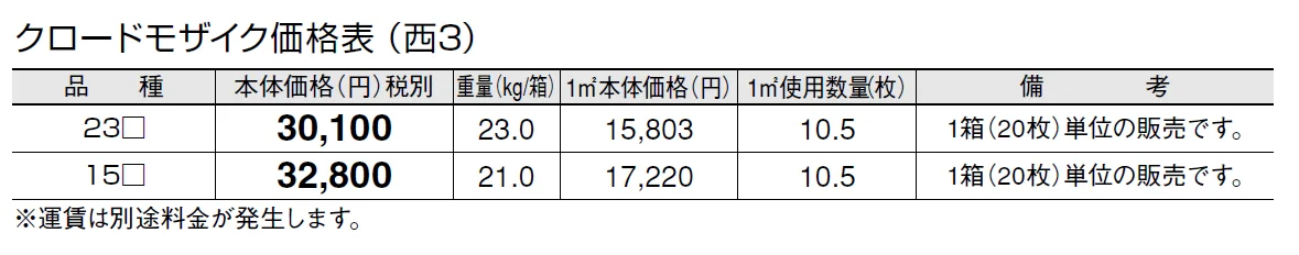 クロードモザイク【2024年版】_価格_5