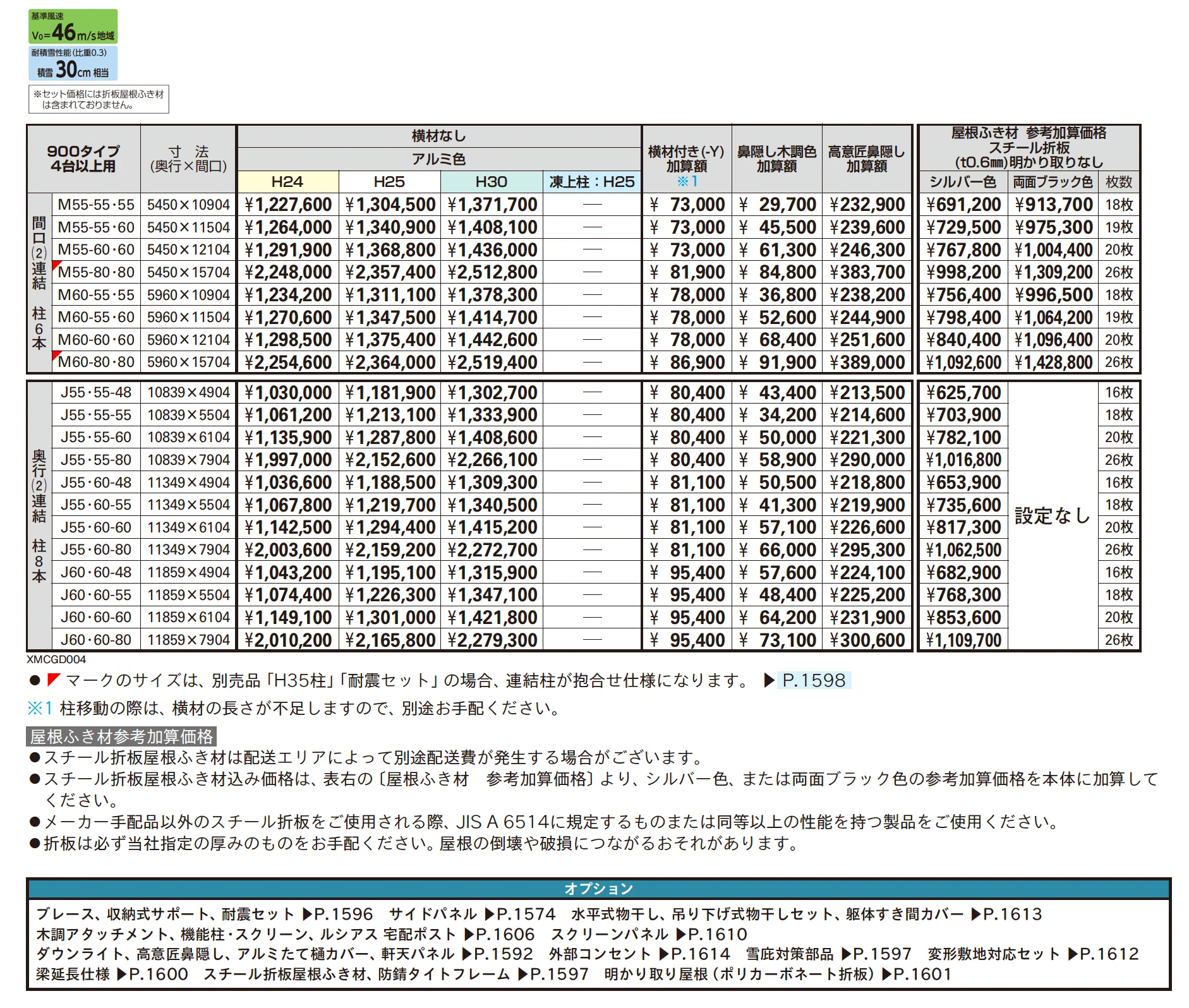 ジーポートPro 900タイプ 4台以上用 (奥行連結4台/6台用・間口連結4台/6台用)【2025年版】_価格_1