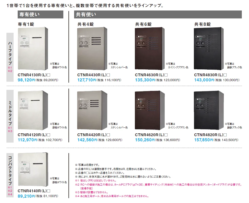 コンボ-メゾン（集合住宅用・戸建て住宅用）【2024年版】_価格_4