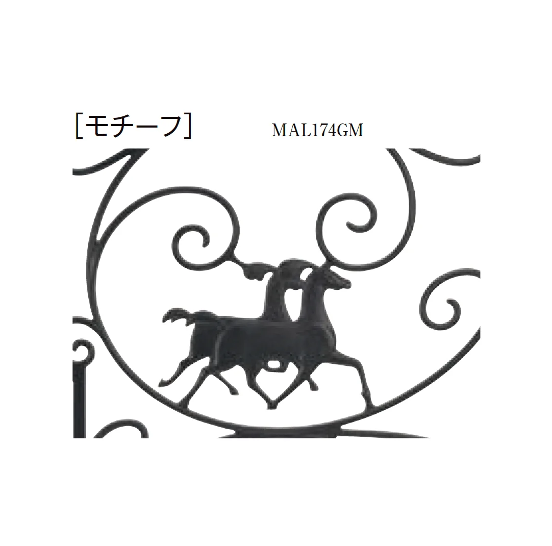 LIXILの「ディズニー門扉 プリンセスA型(馬)丸門柱式」のサブ画像1