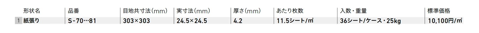 S番モザイク【2025年版】_価格_1