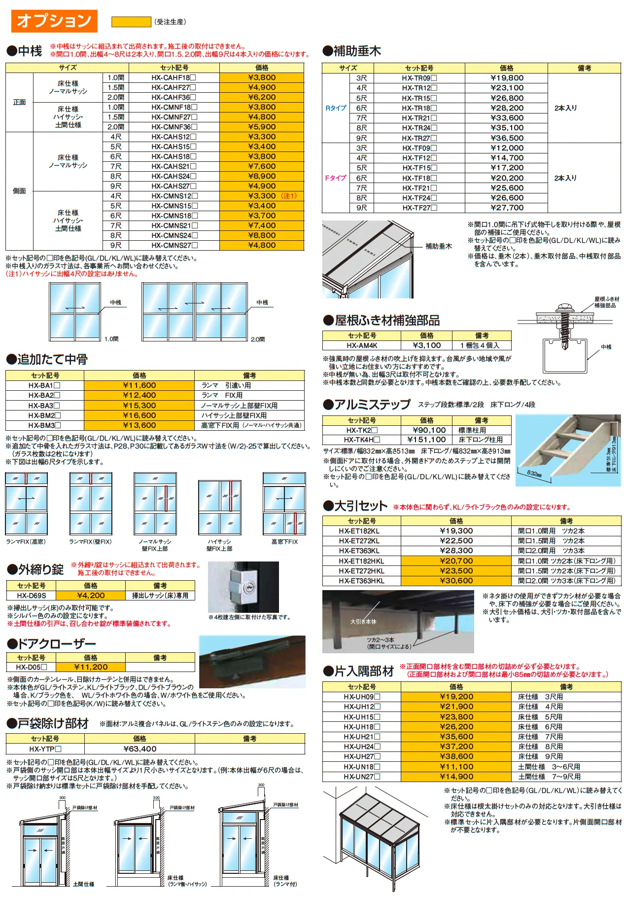 ソレイドテラス囲い ノーマルサッシ(ランマFIX)【床仕様】【2025年版】_価格_7