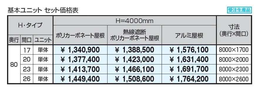 ファイブフォート 緊急車両通過仕様 両支持タイプ 基本ユニット_価格_1