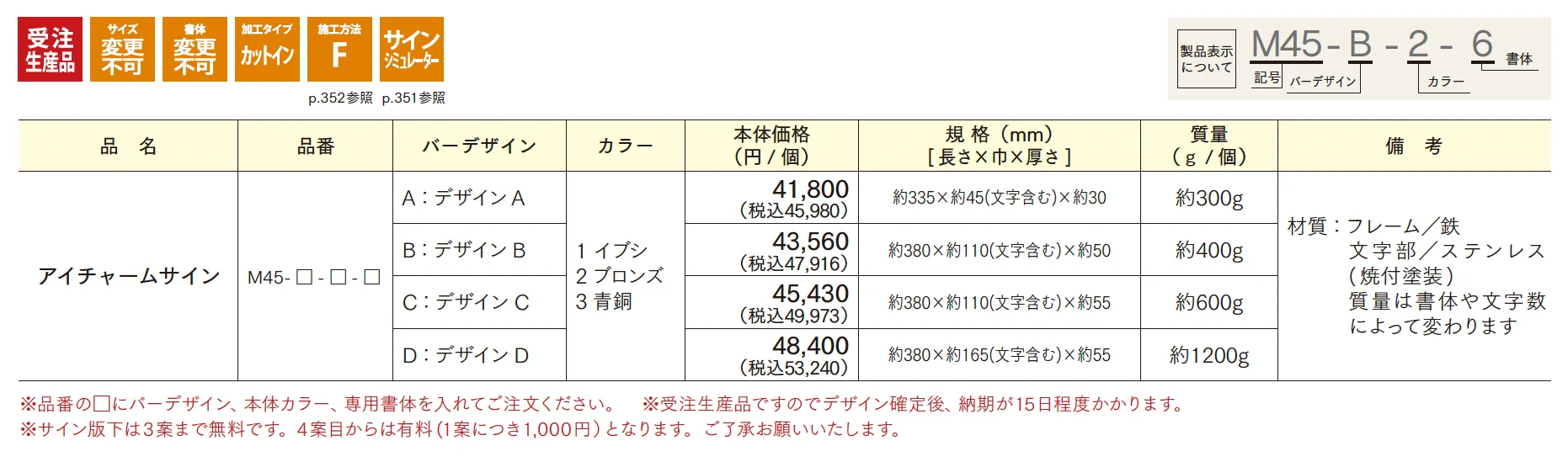 アイチャームサイン【2025年版】_価格_1