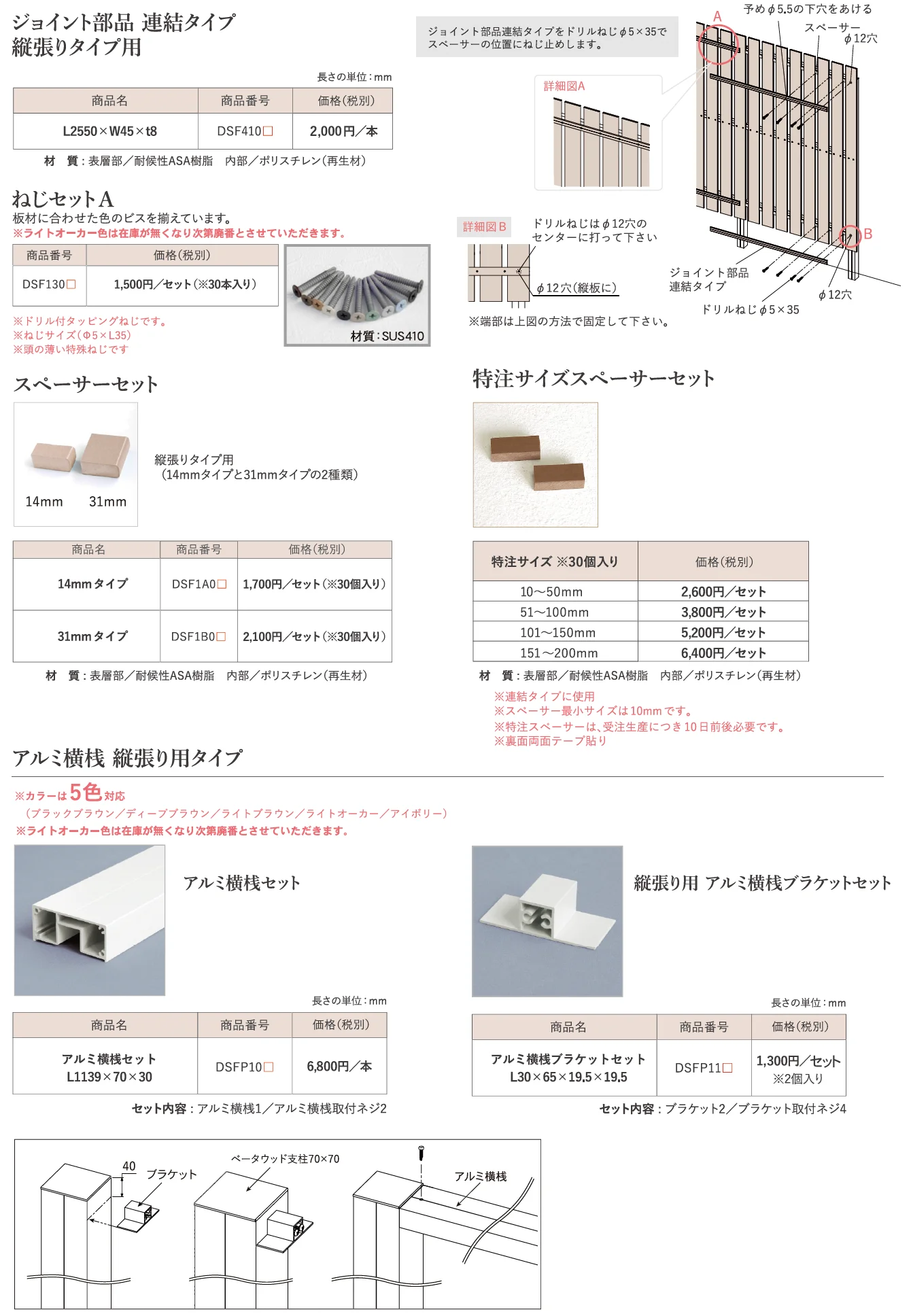 ベータウッド 縦張りタイプ_価格_2