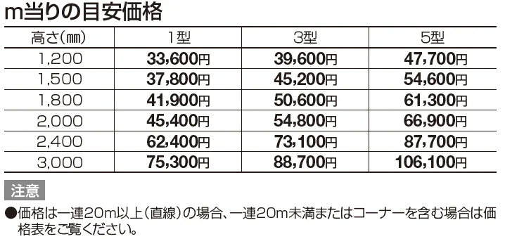 GTF3型(アルミカラー)【2023年版】_価格_1