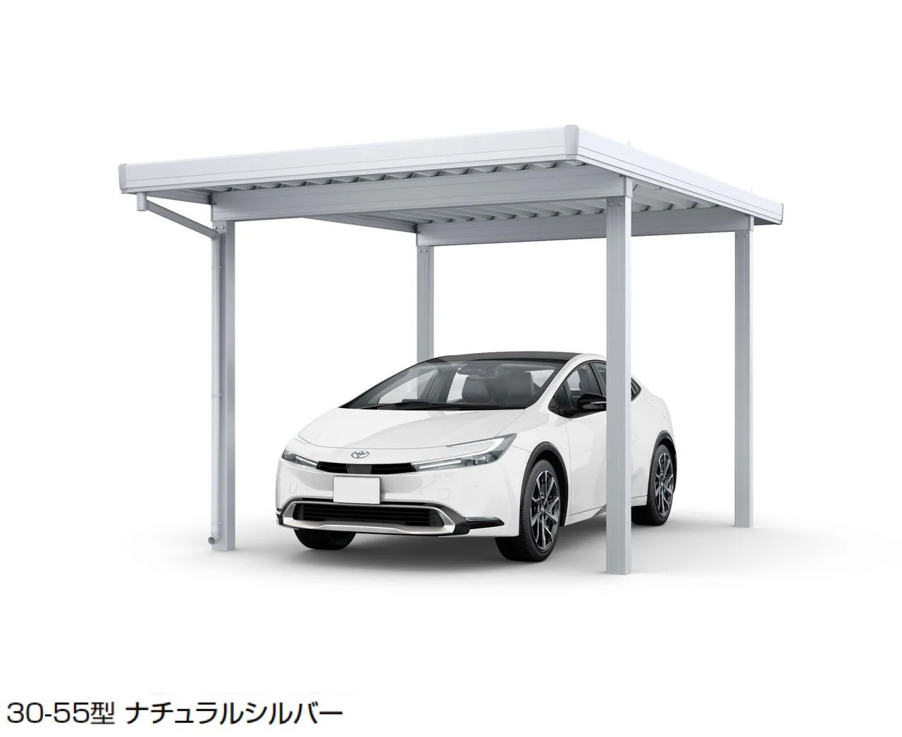 LIXILの「カーポートST 3000タイプ 1台用・小屋根サイズ」のサブ画像9
