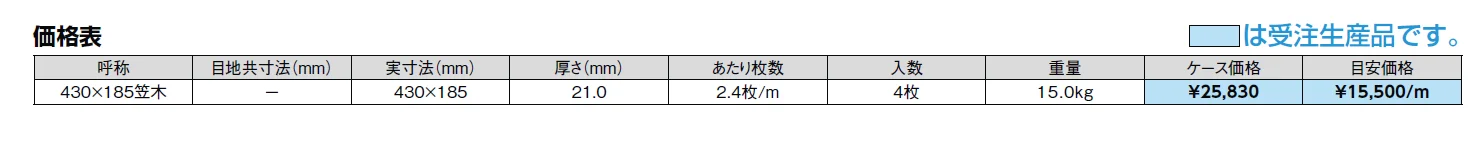 陶笠木(とうかさぎ)【2024年版】_価格_1