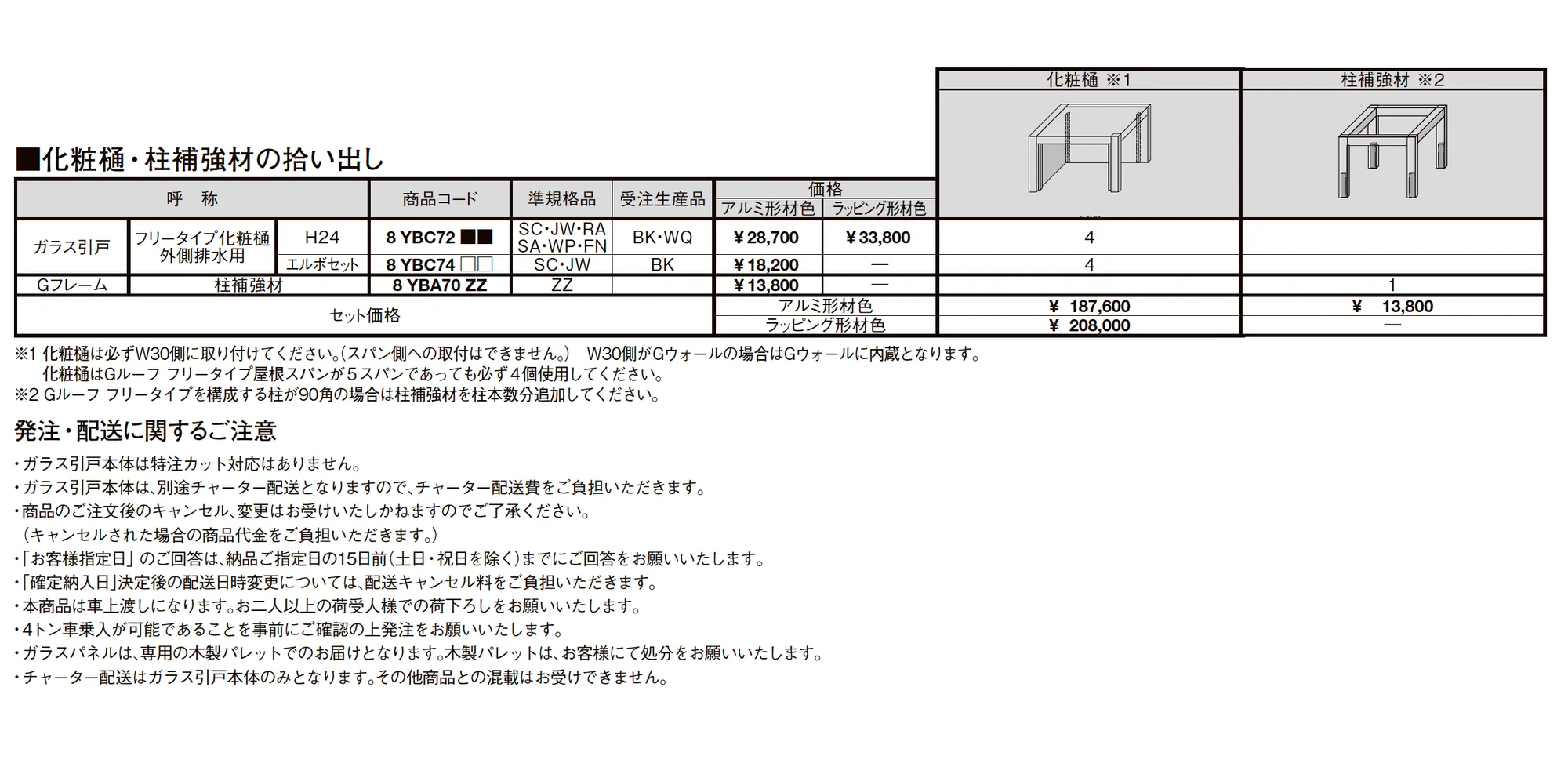プラスG Gスクリーン ガラス引戸_価格_2