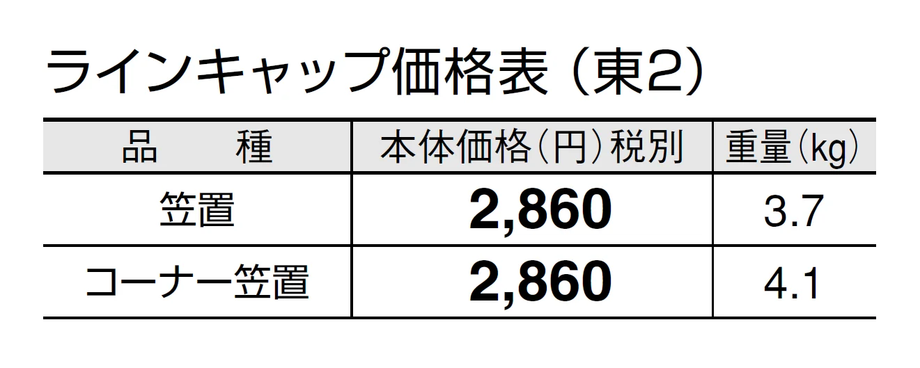 ラインキャップ【2024年版】_価格_2