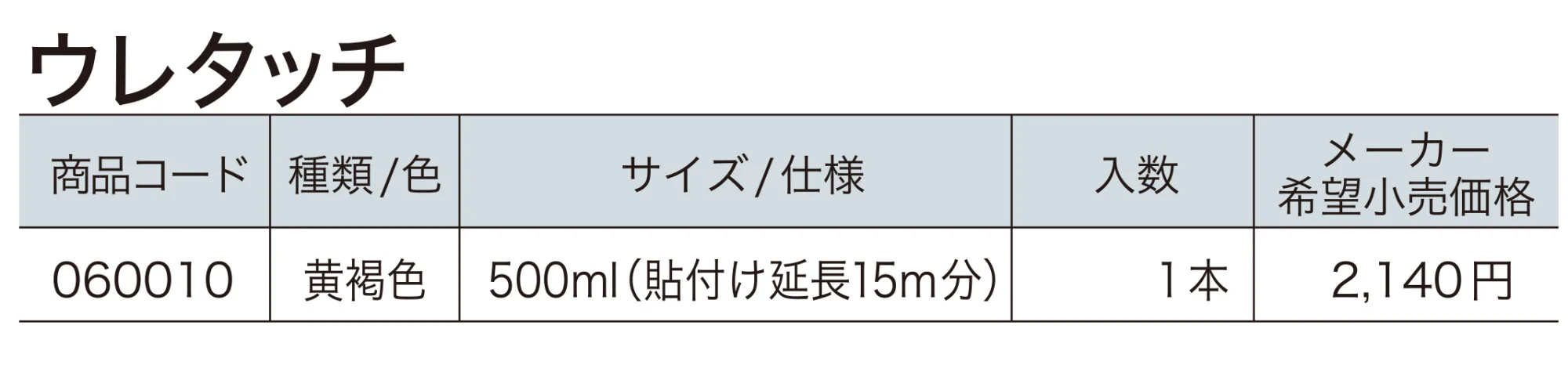 ウレタッチ【2023年版】_価格_1