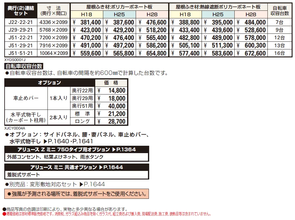 アリュース Z ミニ 750タイプ 奥行（2）連結セット【2024年版】_価格_1
