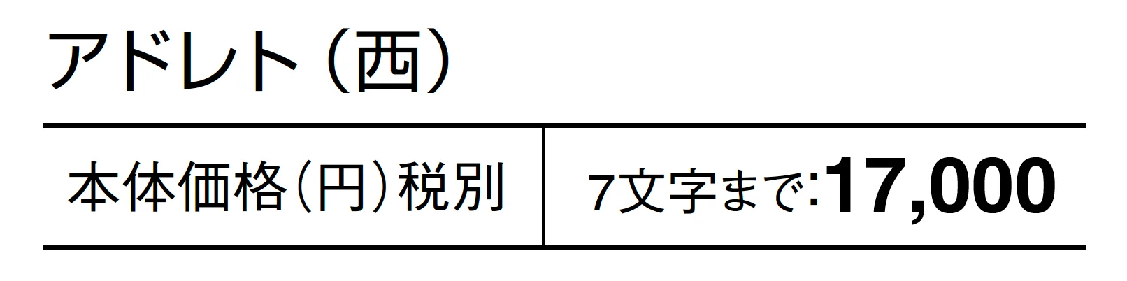アドレト_価格_2