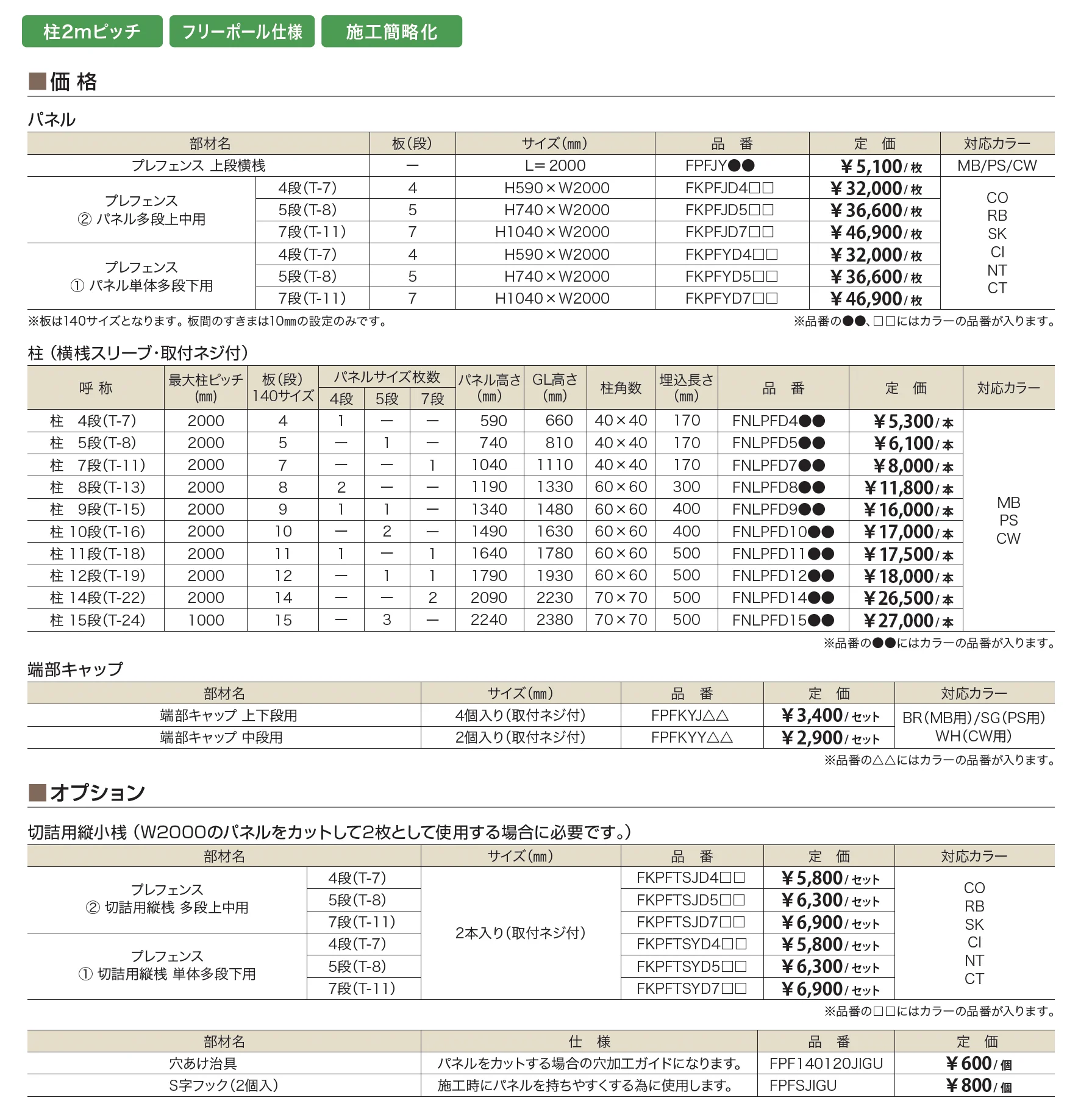 プレフェンス K1型_価格_1