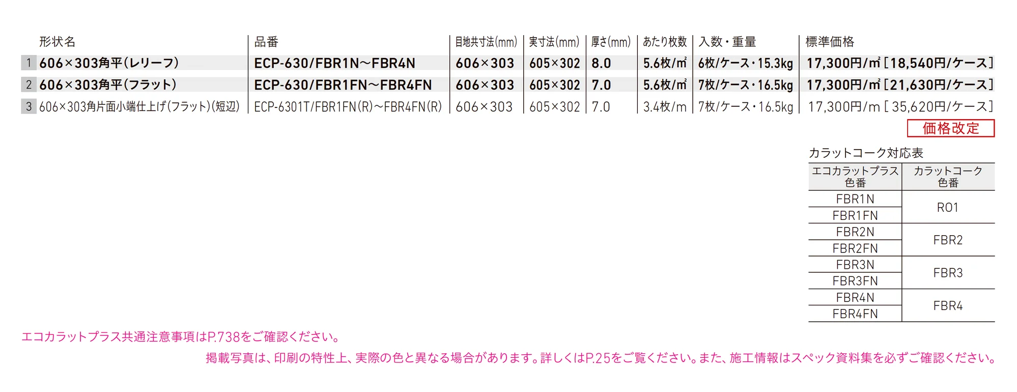 エコカラットプラス ファブリコ_価格_1