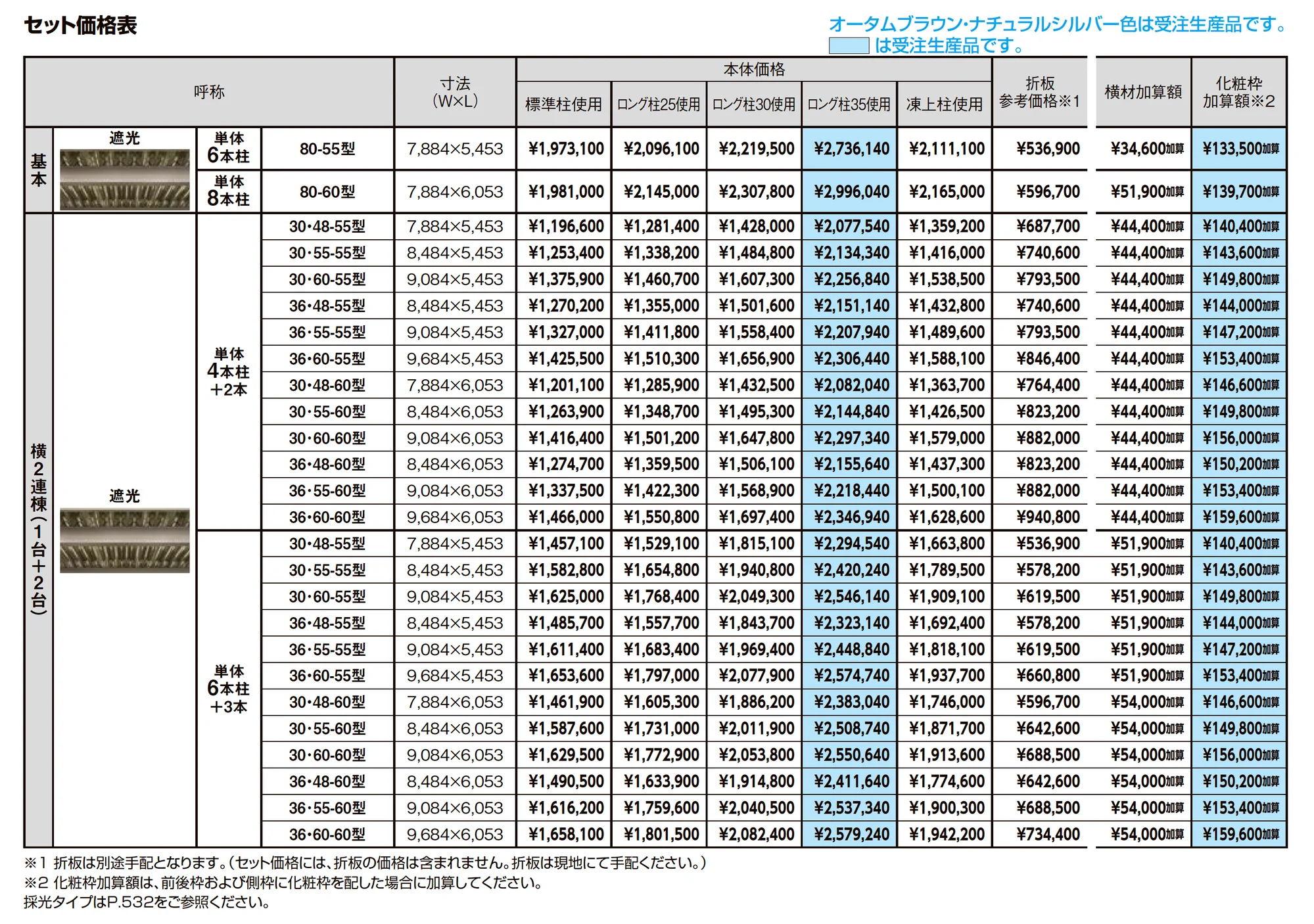 カーポートST 3000タイプ 3台用_価格_2