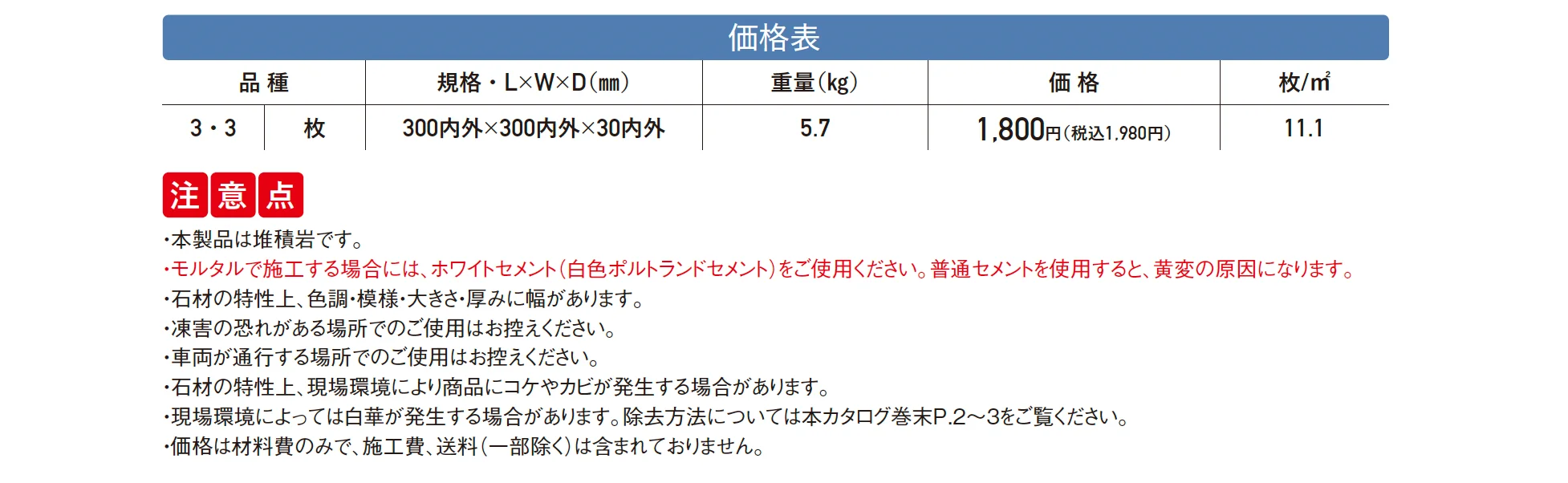 マルベラ･ペイブ【2025年版】【廃番】_価格_1