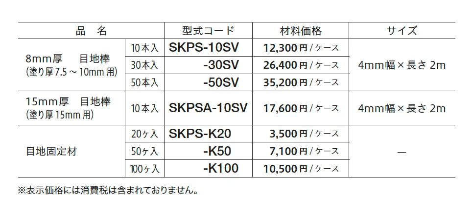 SK舗装用 目地棒_価格_1