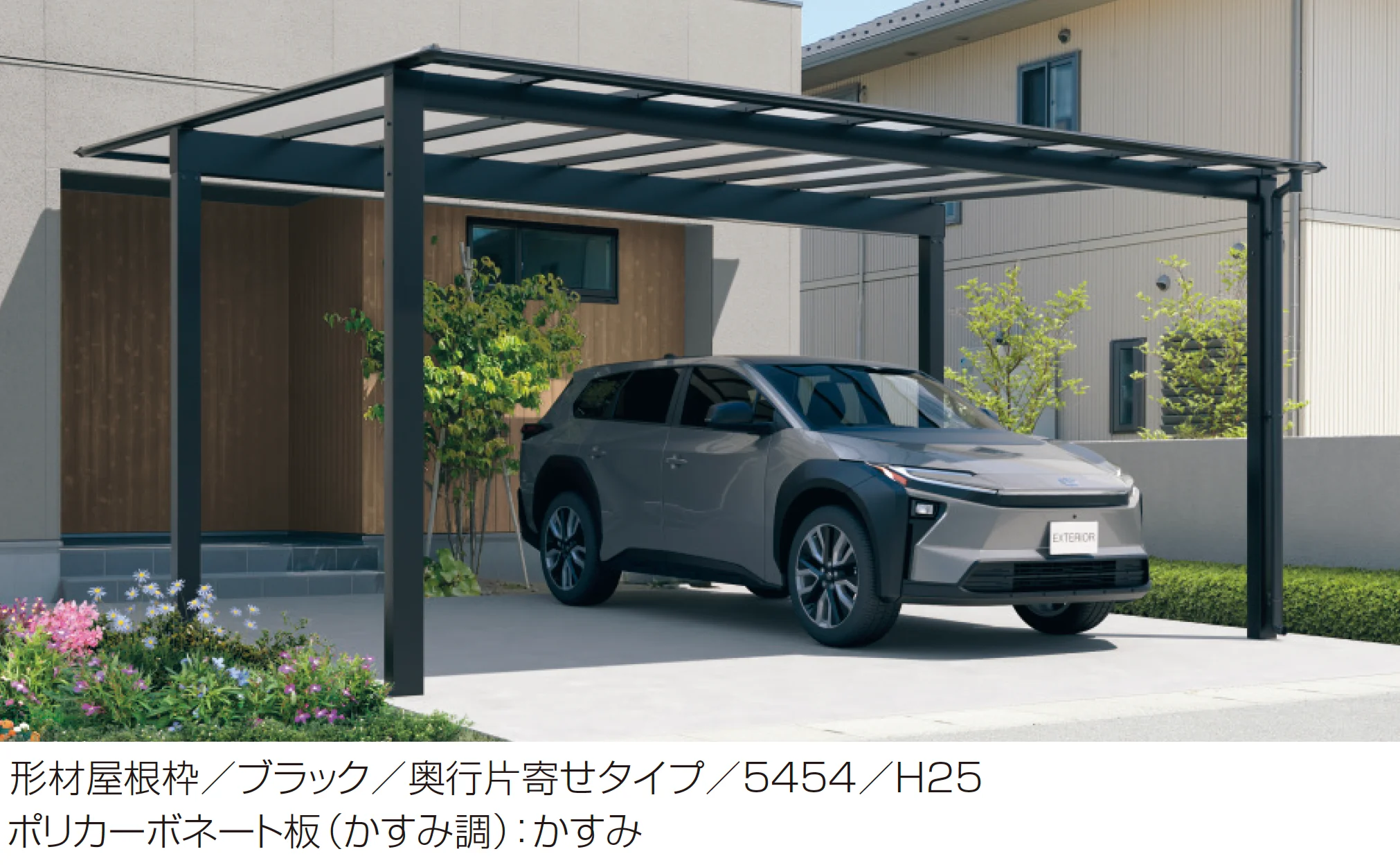 三協アルミの「スカイリード (2台用基本・奥行連結・奥行片寄せ・柱間口方向移動)」のサブ画像2