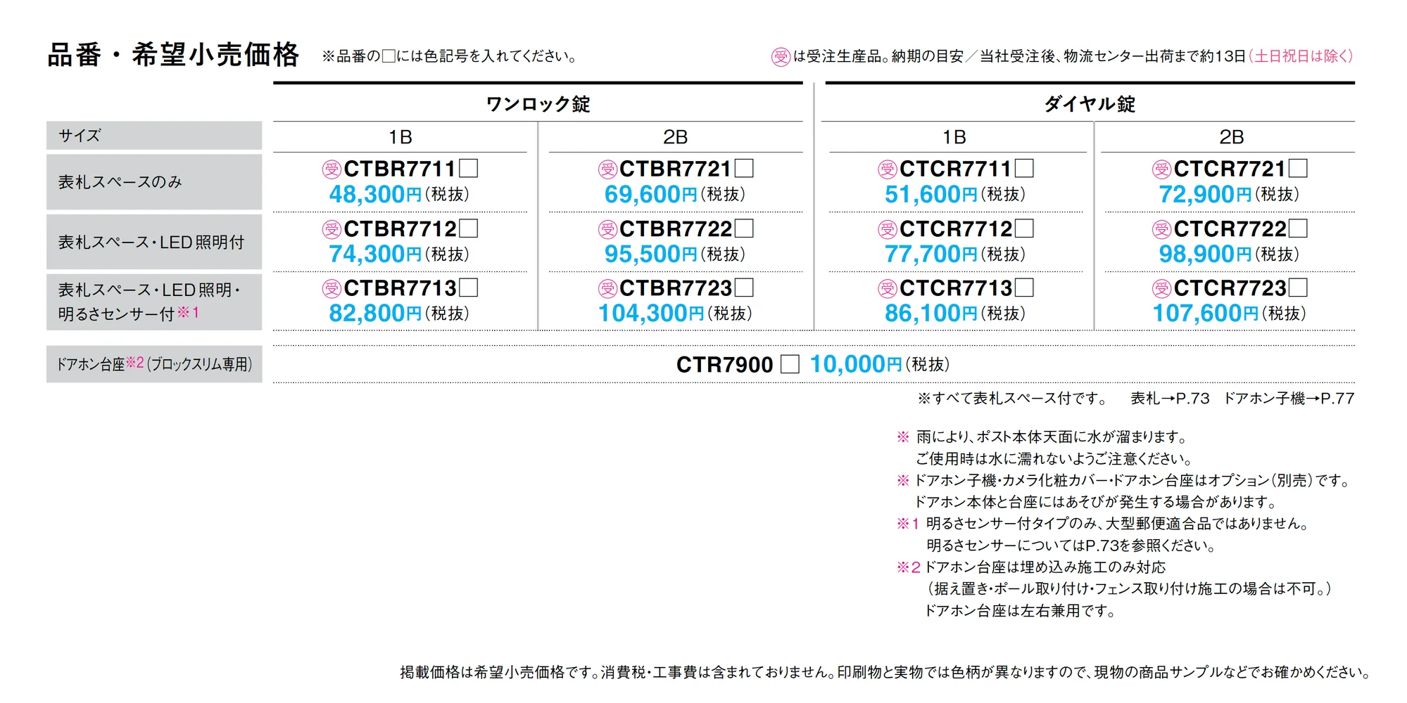 口金ユニサス ブロックスリムタイプ_価格_1