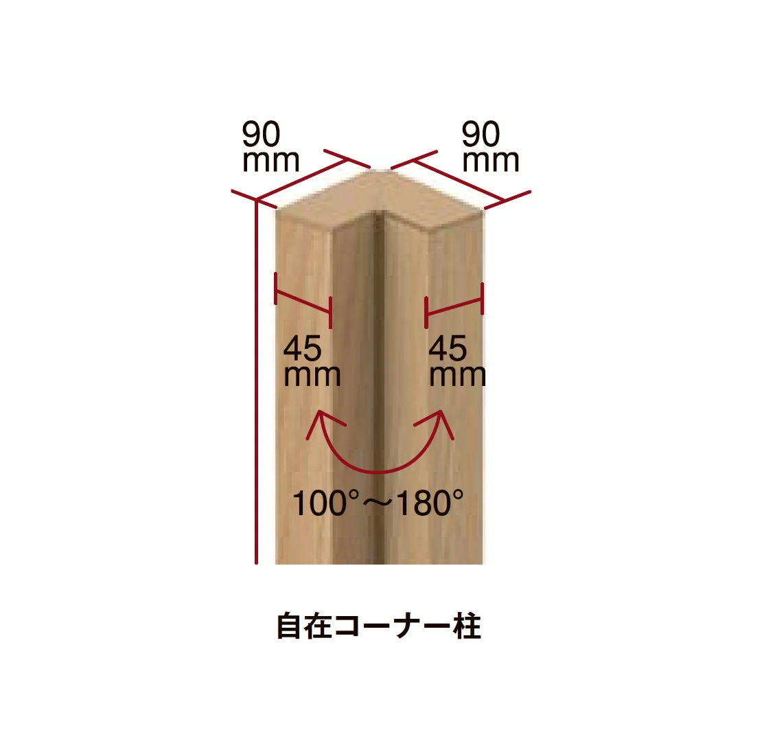 LIXILの「プラスG Gフレーム 柱」のサブ画像11