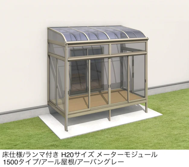 三協アルミの「晴れもようwith(床仕様/ランマ付き H20サイズ メーターモジュール)」のサブ画像2