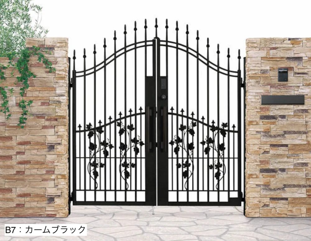 YKK APの「〔ピタットKey システム〕電気錠付 シャローネ 門扉シリーズ EA09型【2024年版】」のサブ画像1