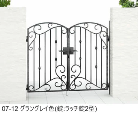 YKK APの「シャローネ 門扉 EC01型 唐草【2025年版】」のサブ画像4