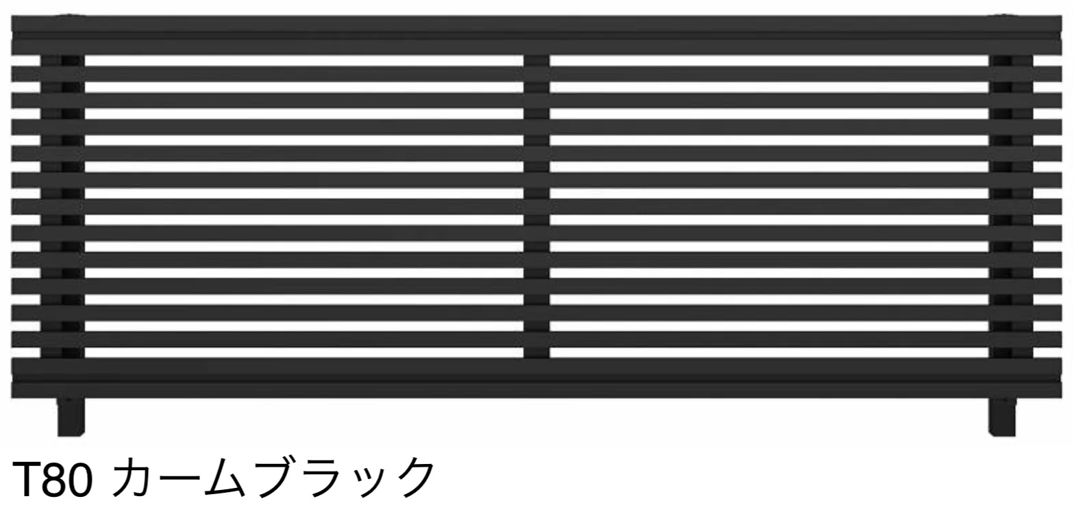YKK APの「ルシアス フェンス H09型 横ストライプ【2025年版】」のサブ画像1