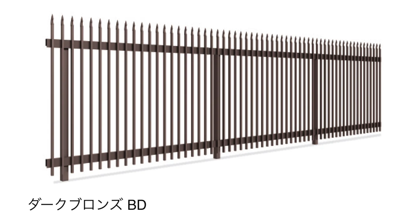 三協アルミの「フレラインフォルテ4型 格子タイプ(剣先飾り付き)」のサブ画像3
