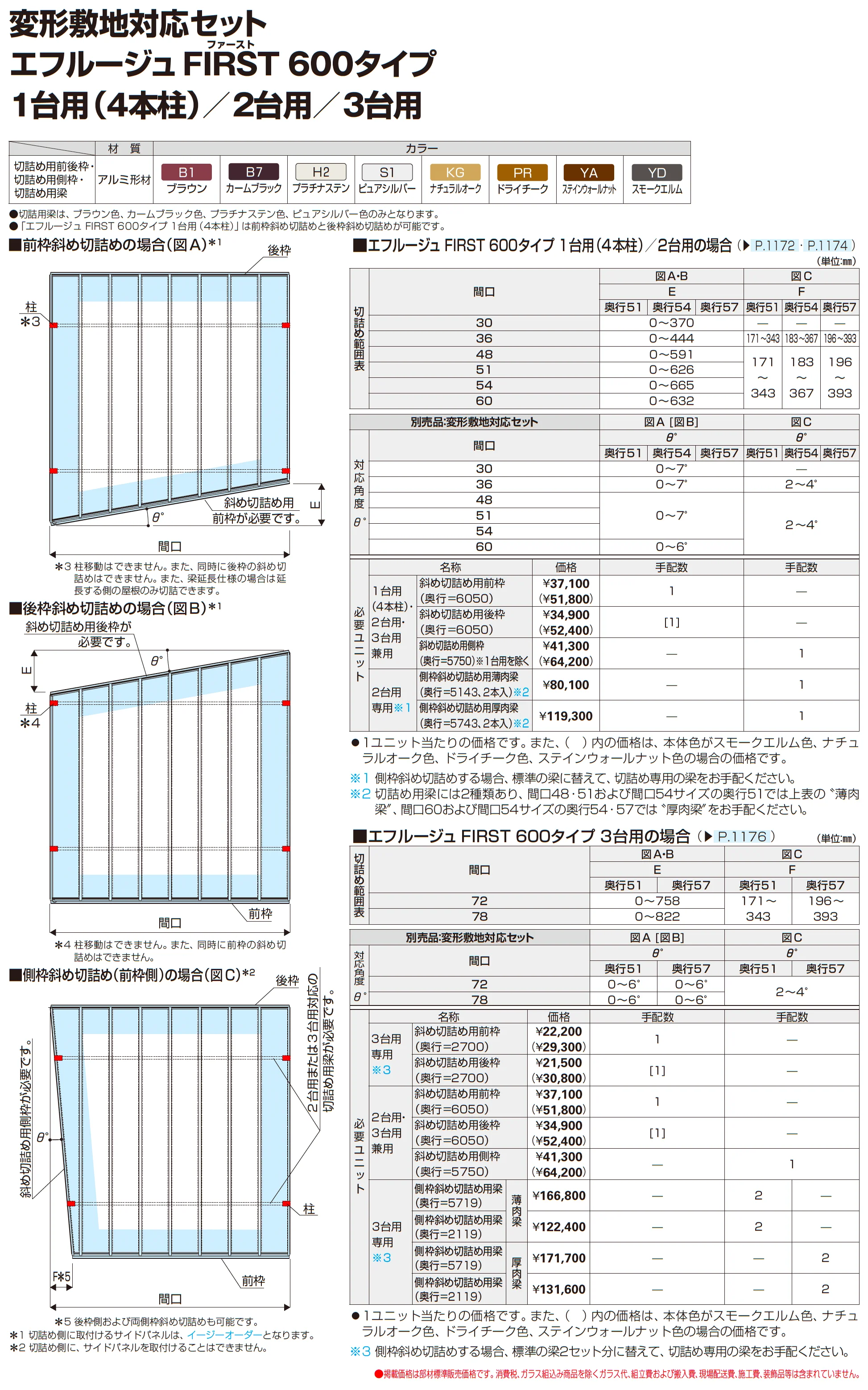 エフルージュ FIRST 600タイプ 1台用(4本柱・単体)_価格_5