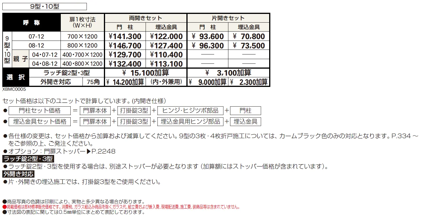 トラディシオン 門扉9型【2024年版】_価格_1