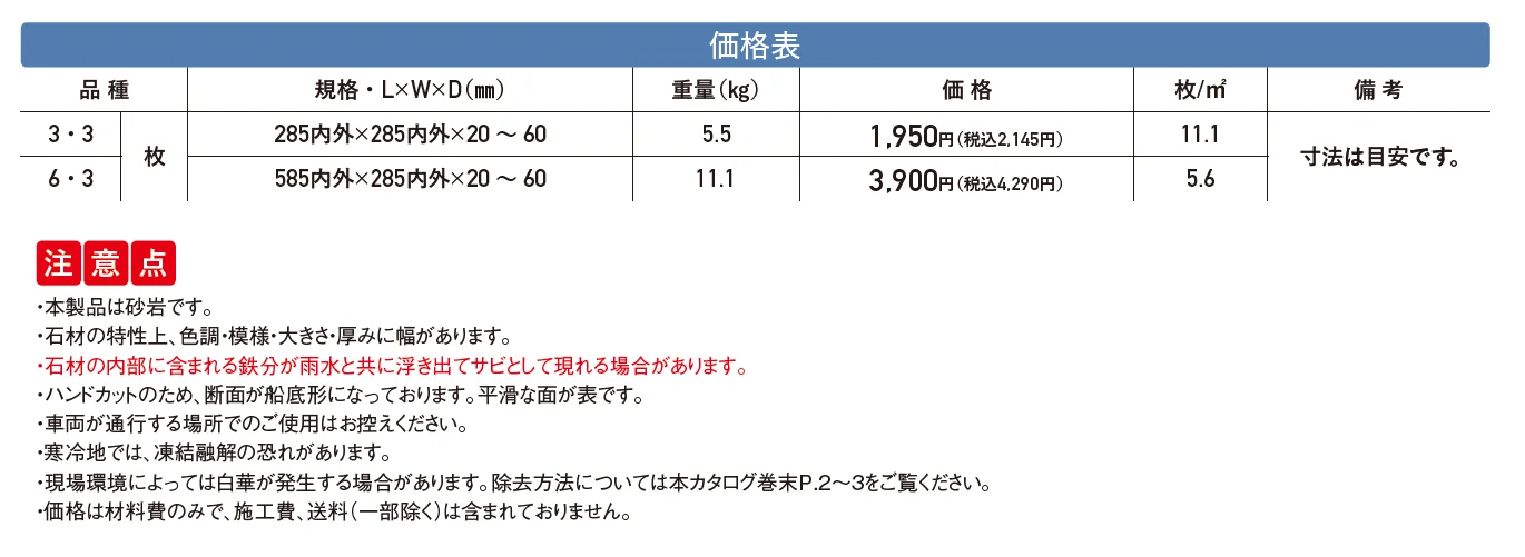ラジャスターン 方形【2025年版】【廃番】_価格_1