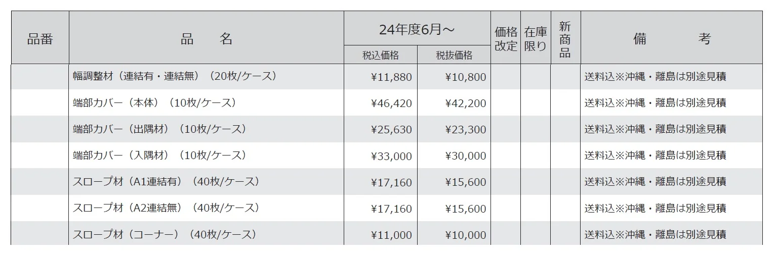 ジョイントタイル スムーズタイル【2024年版】_価格_2