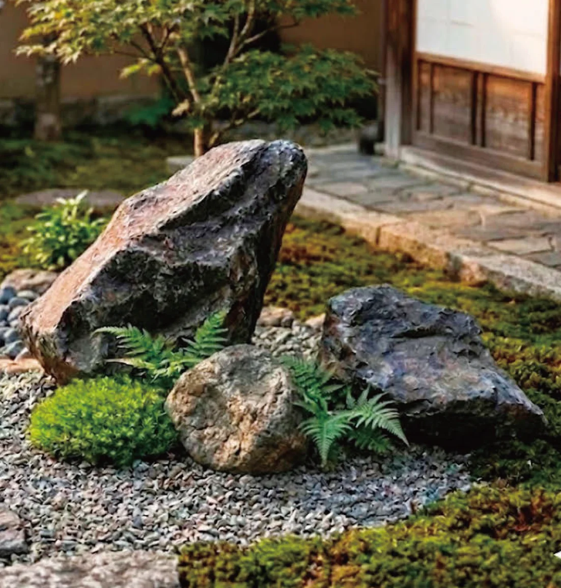 EXDECOの「国産景石 3点セット Japanese Keiseki 3Piece Set」のサブ画像1