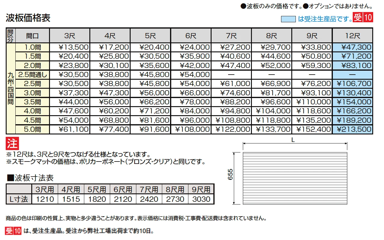 ナーラ屋根 九州・四国間【2024年版】_価格_3