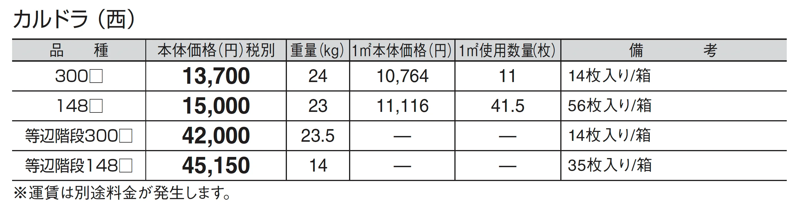 カルドラ_価格_2