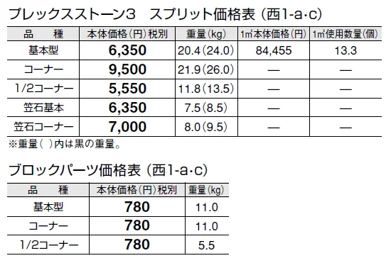 プレックスストーン3 スプリット【2024年版】_価格_3