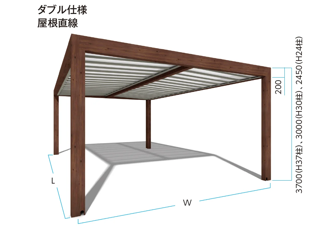 タカショーの「ホームヤードルーフ®︎システム ホームヤードルーフⅡ」のサブ画像3