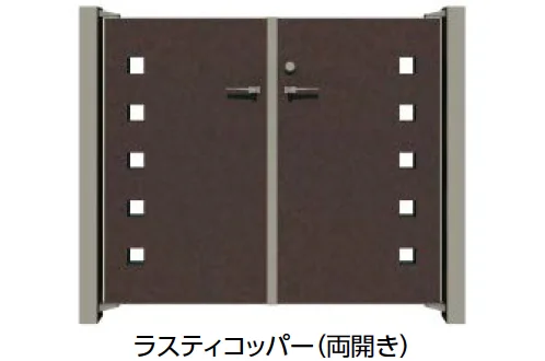 タカショーの「エバーアートボード門扉®︎ コマド【2024年版】」のサブ画像2