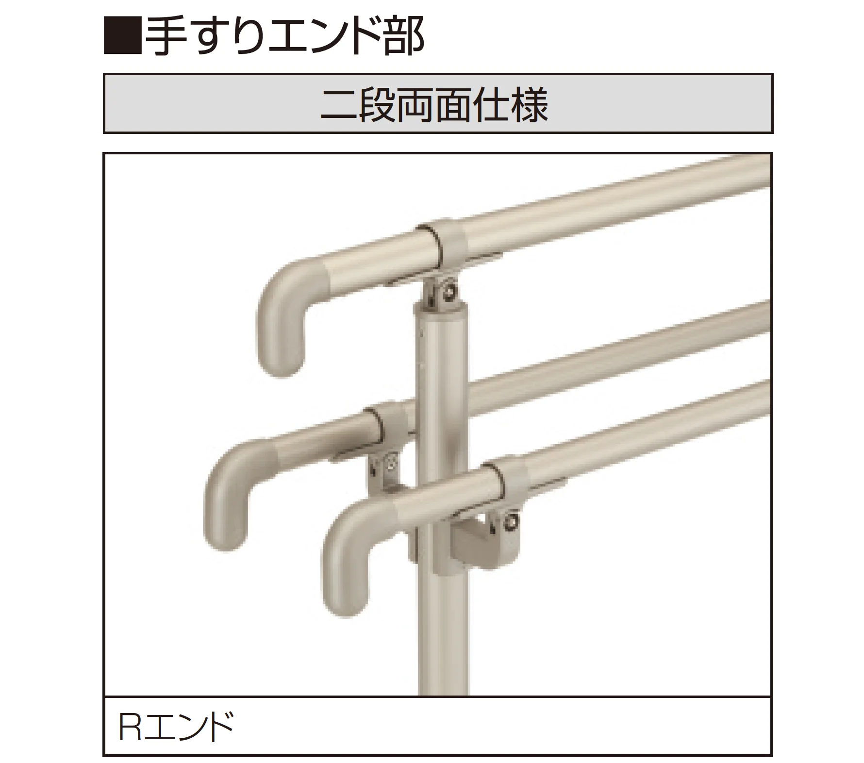 三協アルミの「テスリーフ 独立タイプ トップレール納まり/二段仕様・二段両面仕様」のサブ画像4