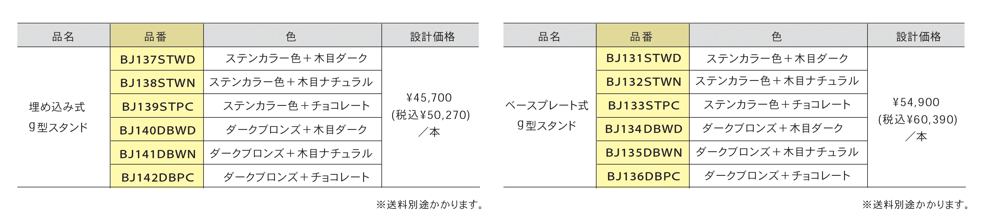 屋外用手すりシリーズ フリーＲレール g型スタンド_価格_1