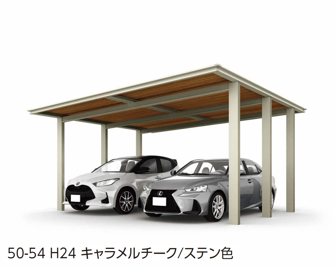 YKK APの「ルシアス カーポート 1500タイプ 2台用 (単体/奥行連結)【2025年版】【廃番】」のサブ画像4