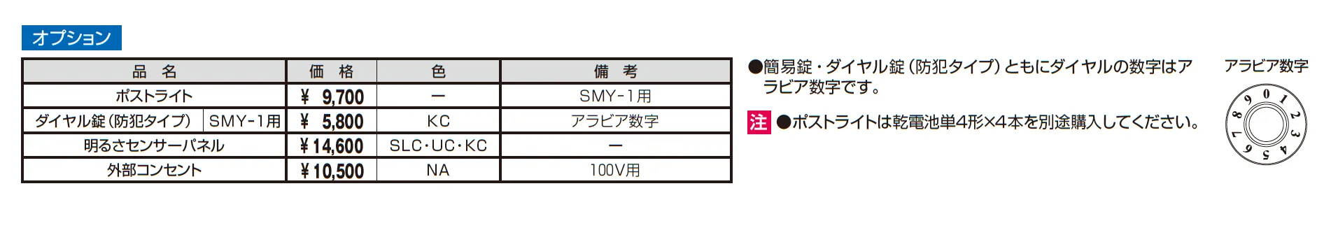 機能ポール フレムス Light_価格_2