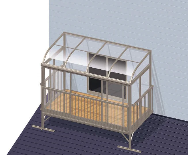 三協アルミの「晴れもようwith特注品(バルコニー仕様／屋根置式 H20サイズ)【2024年版】」