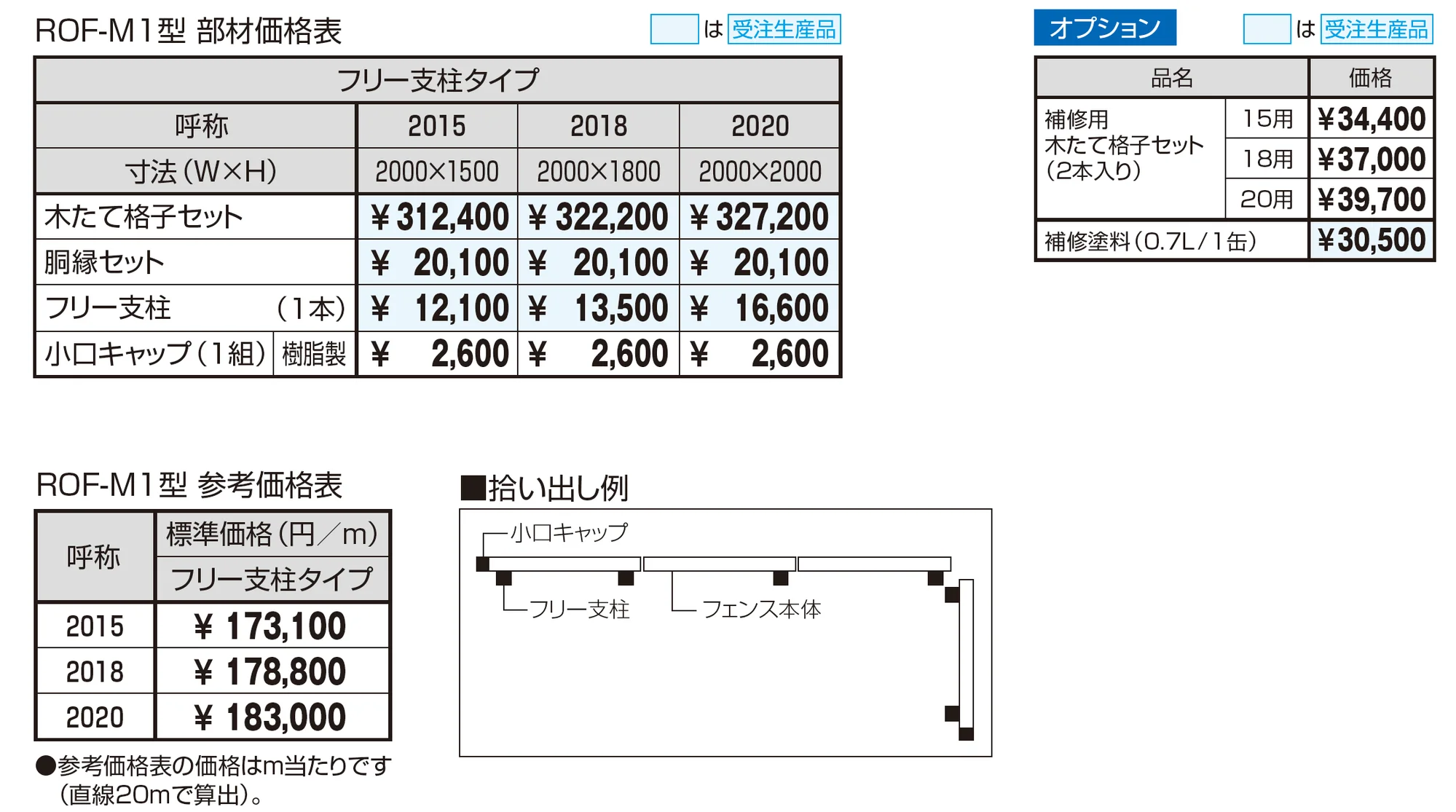 フレラインフォルテ(木製格子) ROF-M1型_価格_1