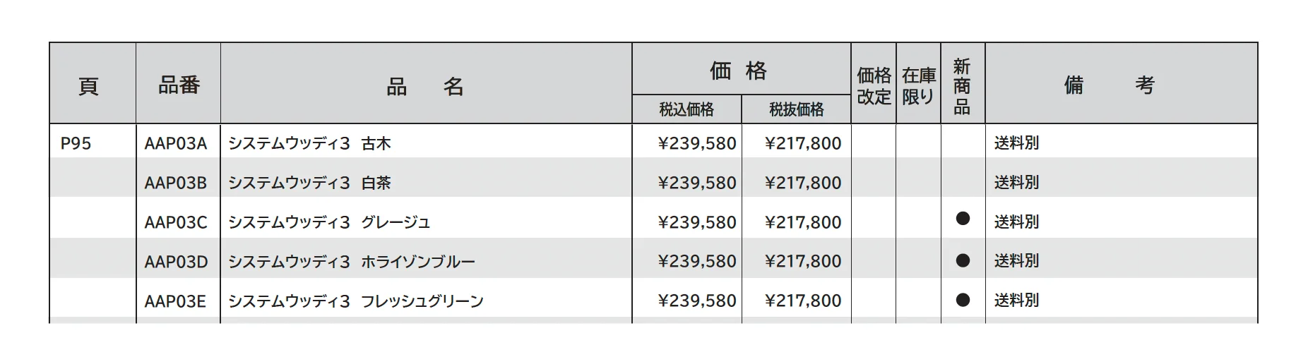 システムウッディ3_価格_1