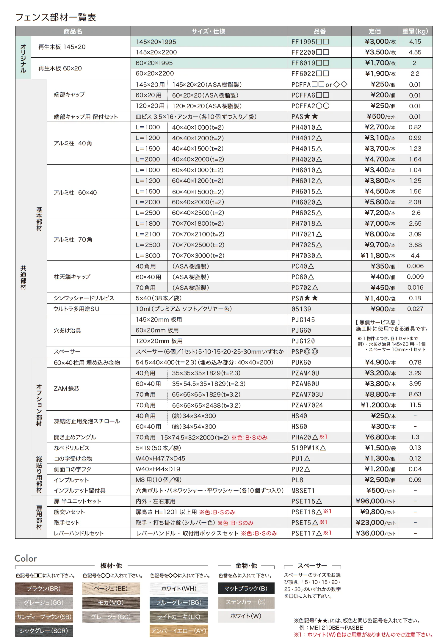 エコモックフェンス オリジナル【2024年版】_価格_2