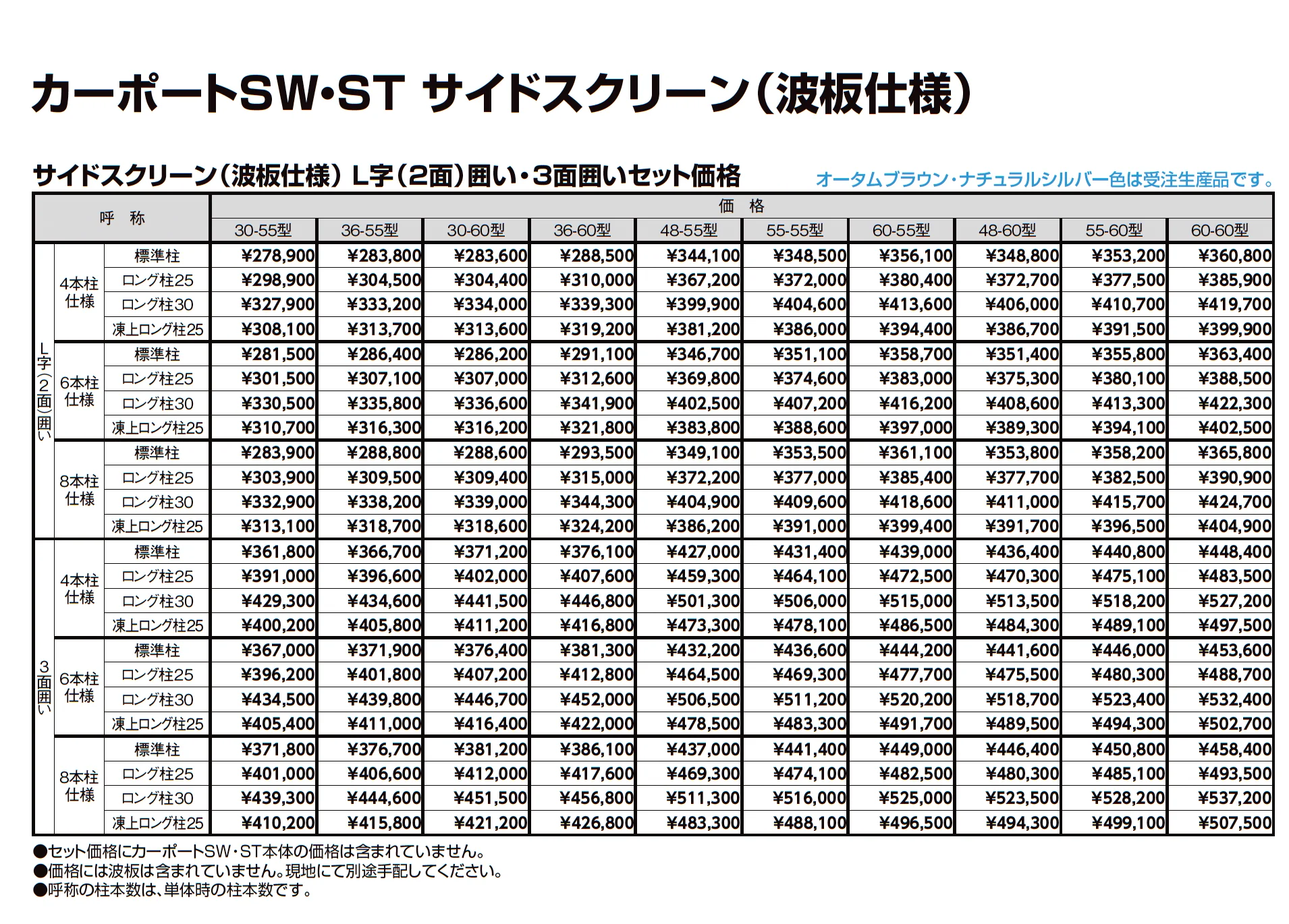 カーポートSW 900タイプ 1台用_価格_6