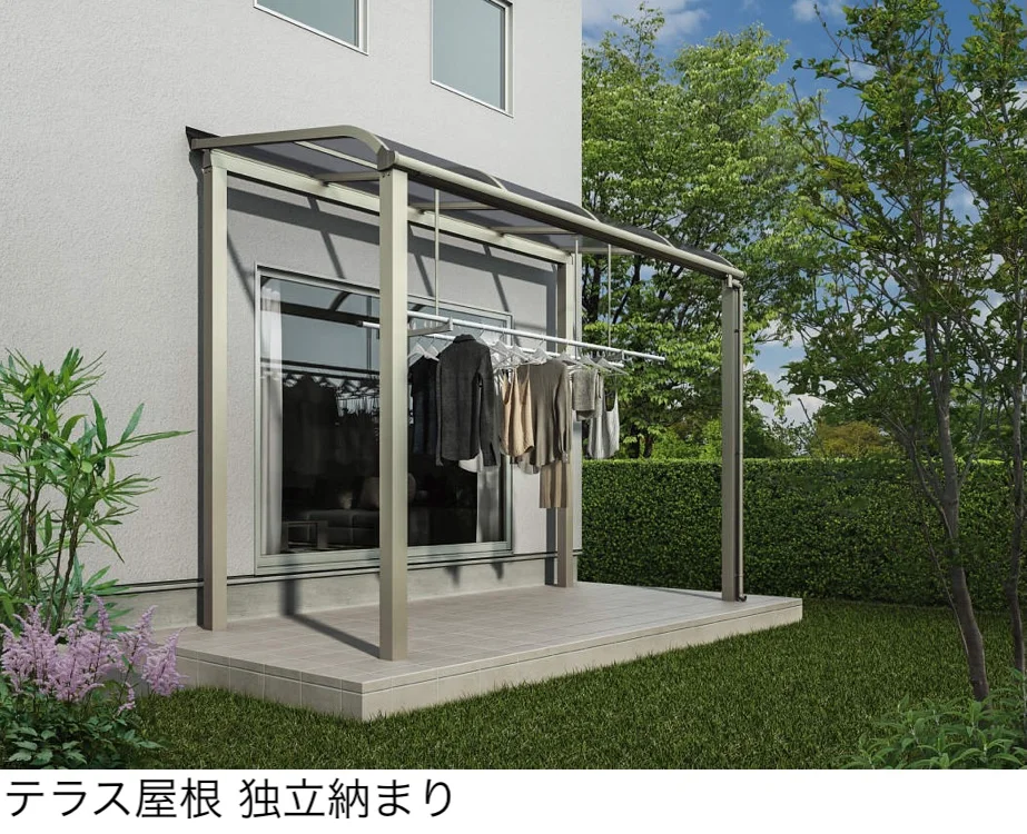 YKK APの「ソラリア テラス屋根 独立納まり」